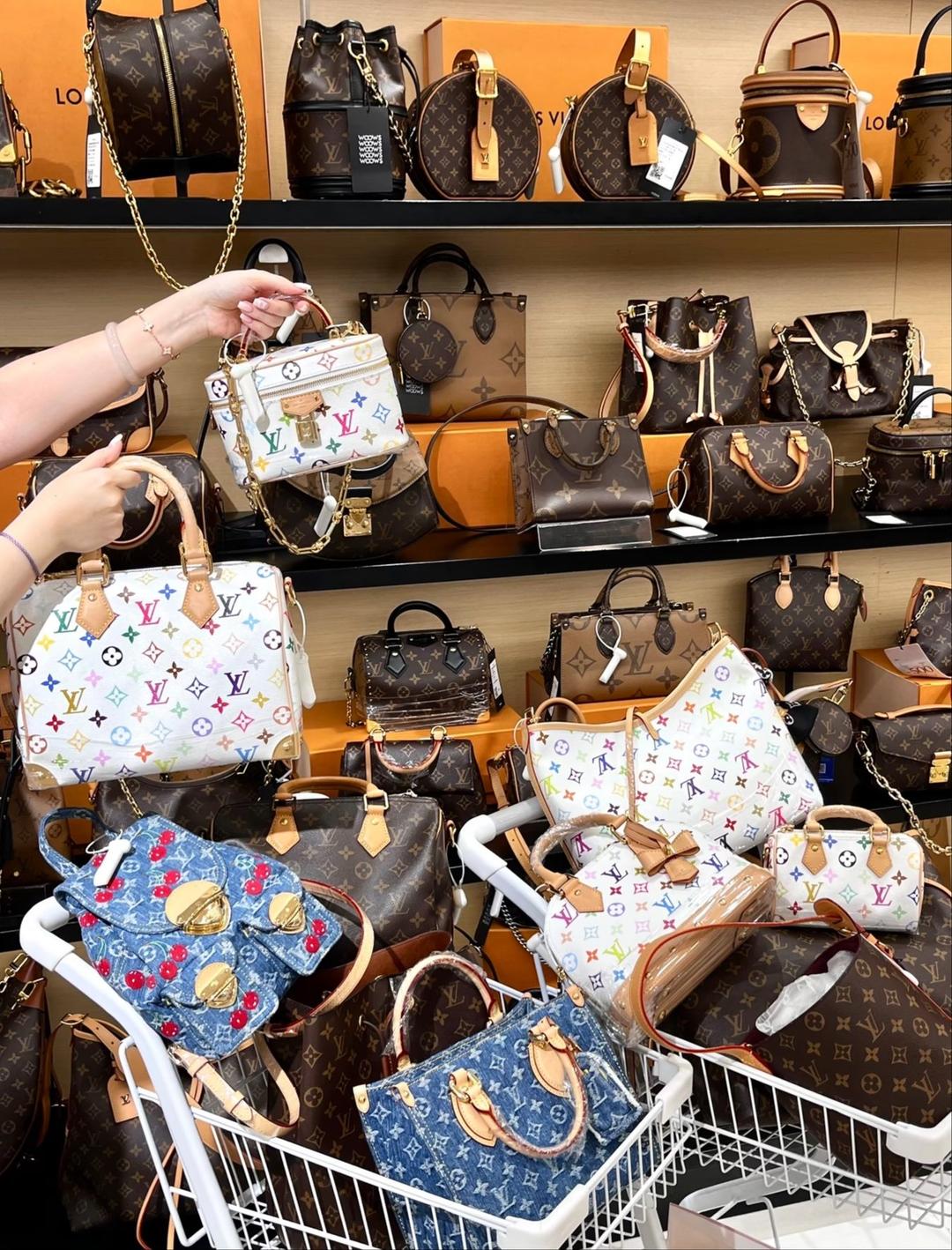 Master-grade bag selection showing product quality